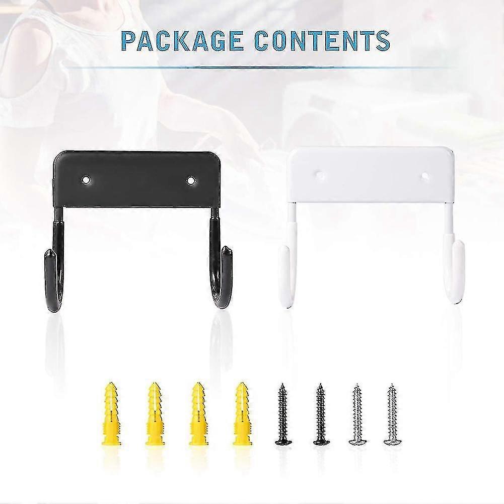 Ironing Board Hanger, 2 Pack Wall Mounted, Small (black )