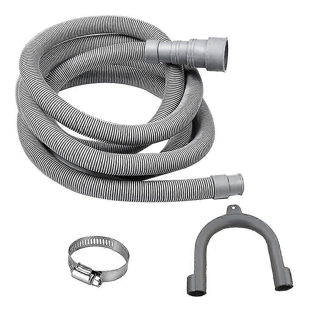 Drain Hose Extension Set Universal Washing Machine Hose 13ft, Include Bracket Hose Connector And Dr