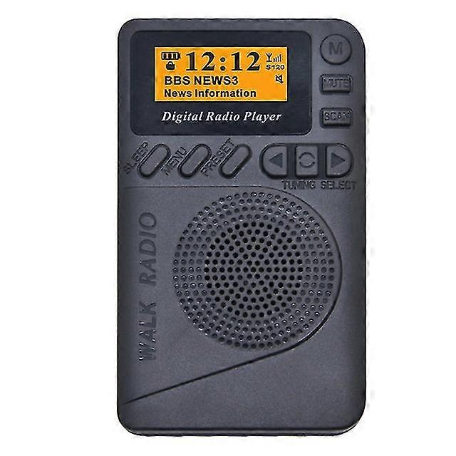 Pocket dab/fm+ digital radio fm lcd display good sound speaker portable mini radio receiver eu use