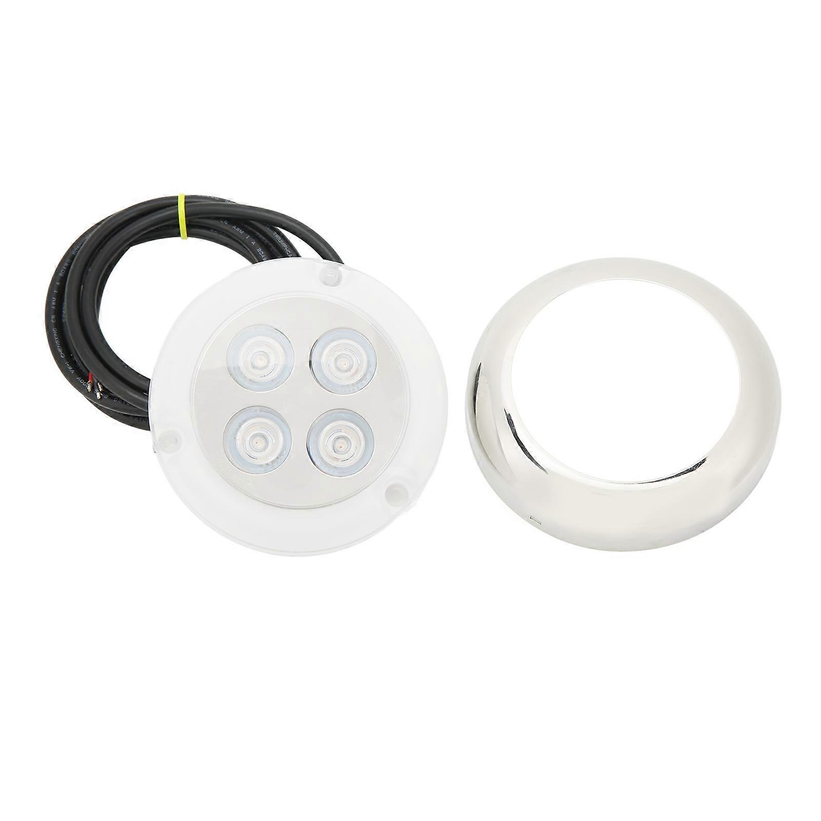 Luce subacquea marina 60 angolo IP68 impermeabile acqua di mare interna cupola illuminazione lampada per piscina RGBW 15.8W