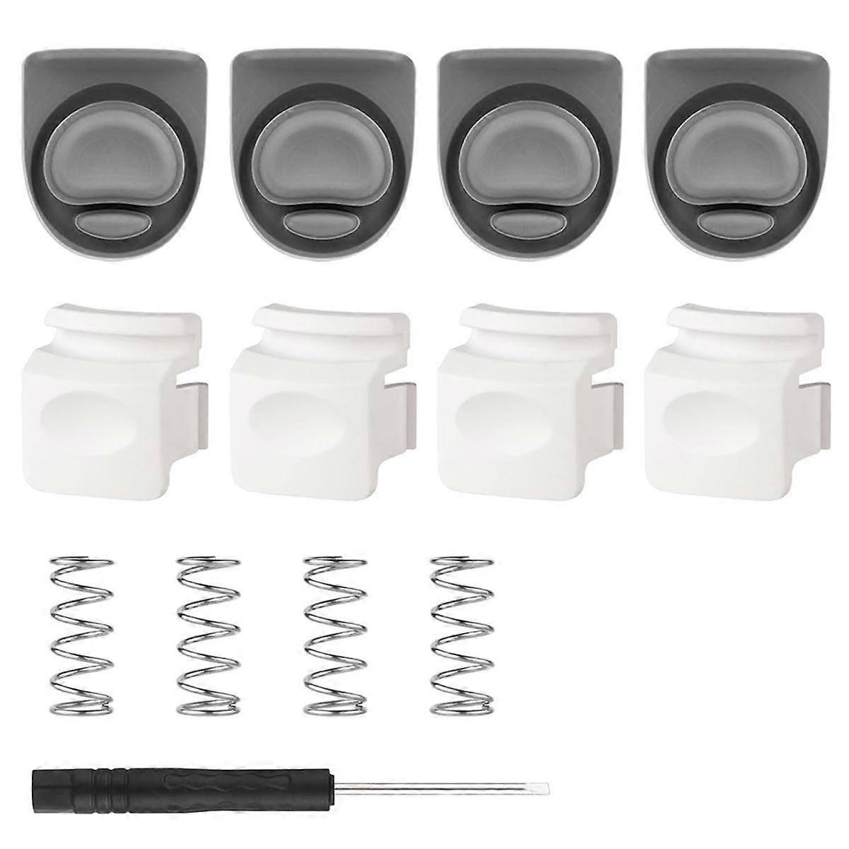 4pcs Replacement Stopper Compatible with for FreeSip 24oz 32oz Silicone Seal Replacement Parts with Springs Screwdriver