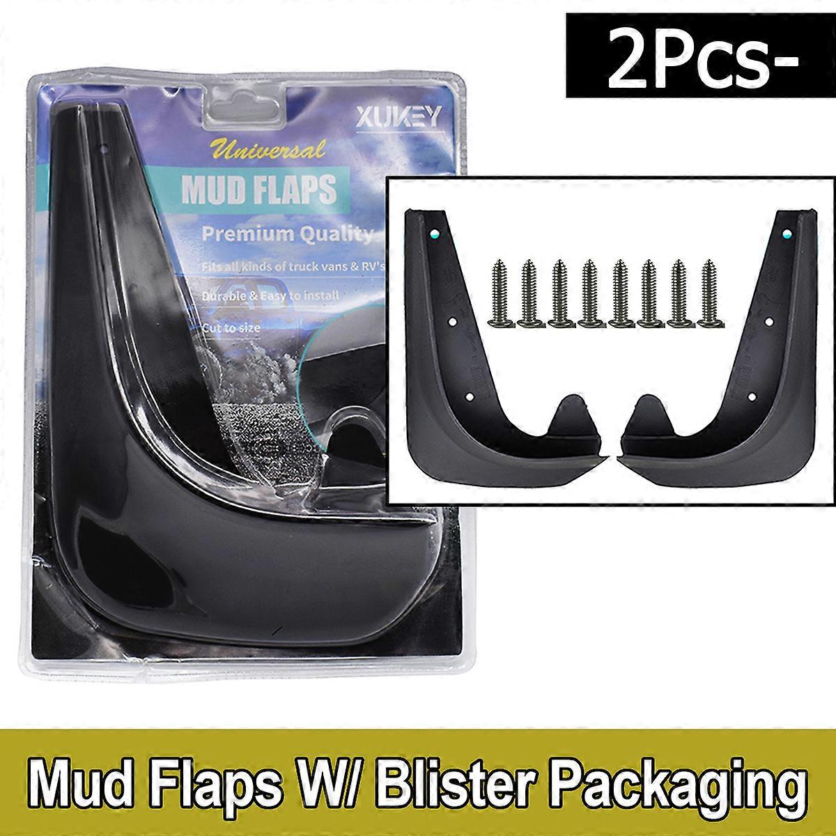 Set Front Rear Universal Mud Flaps Splash Guards Mudguards Fender Liner Flare Protector Cover Body Kit Car Sedan Hatch Suv Screw