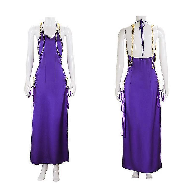 Nami Cosplay Costume Adult Outfit Purple Tight Split Dress Hallowen  Carnival Party Suit | Fruugo NO