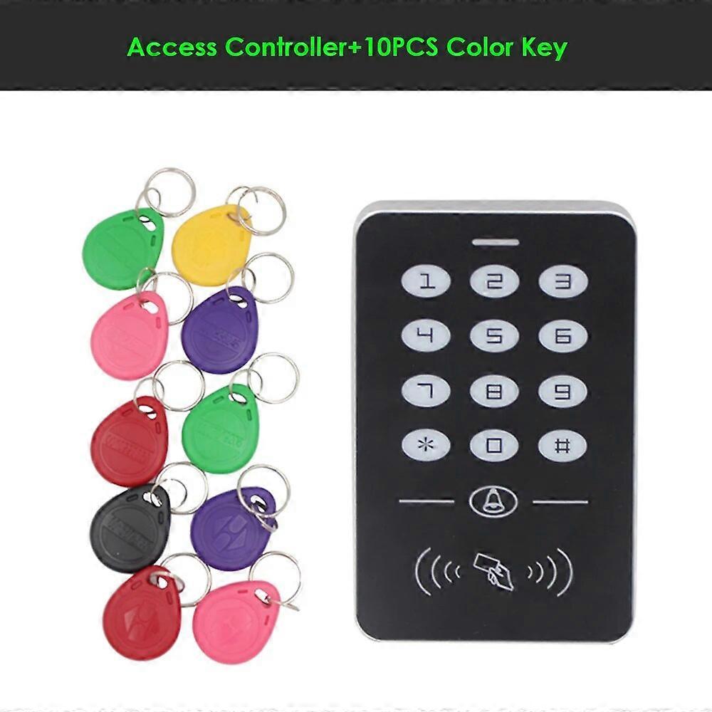 Single Door Access Control System Kit Reader Keypad Access Controller Kit 180KG Electronic Lock Power Supply Smart Key