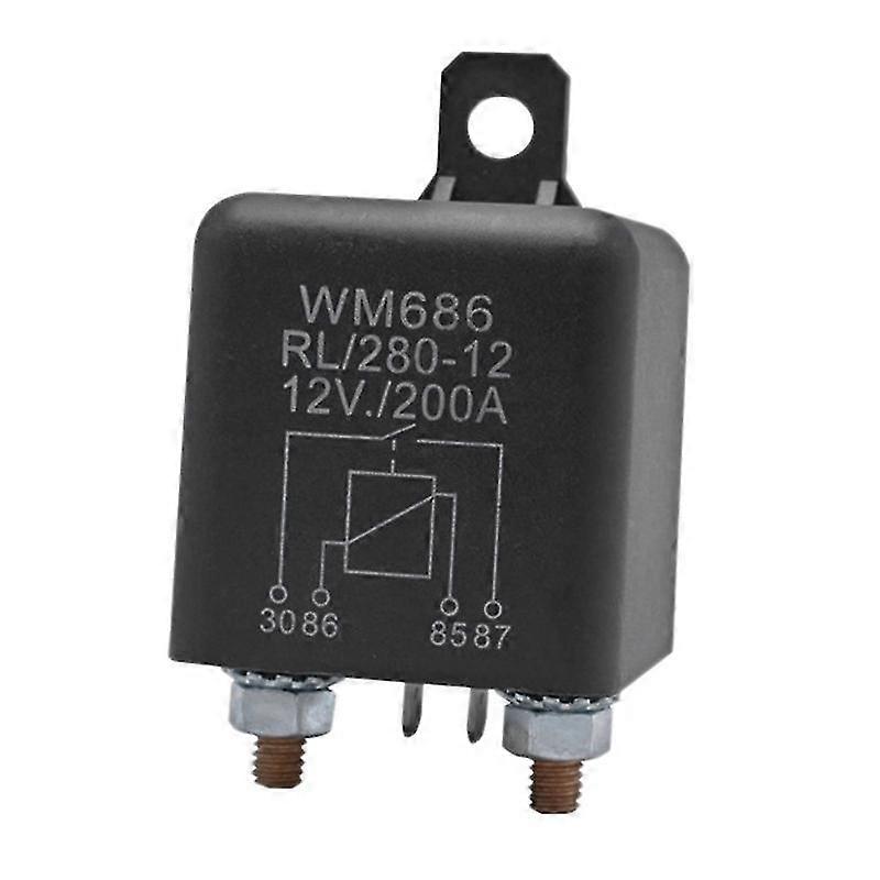 Battery Isolator Relay 12v 4-pin Wm686 Start Relay Car On/off Switch Normally Open Relay Rl/280 200