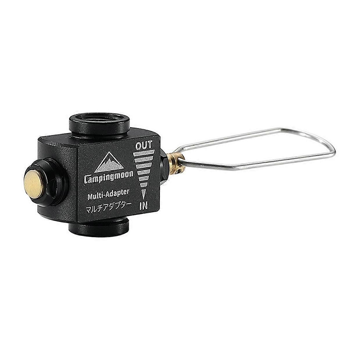 Adattatore di conversione del serbatoio piatto di ricarica del convertitore di gas Camping Gas Saver Plus Nero