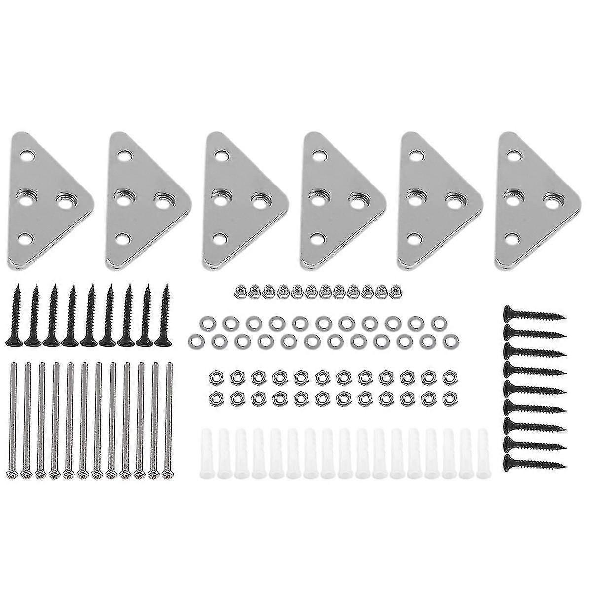6 Packs Sboard Mount Metal Sboard H With 2 Screw Holes For Display Sboard Dec