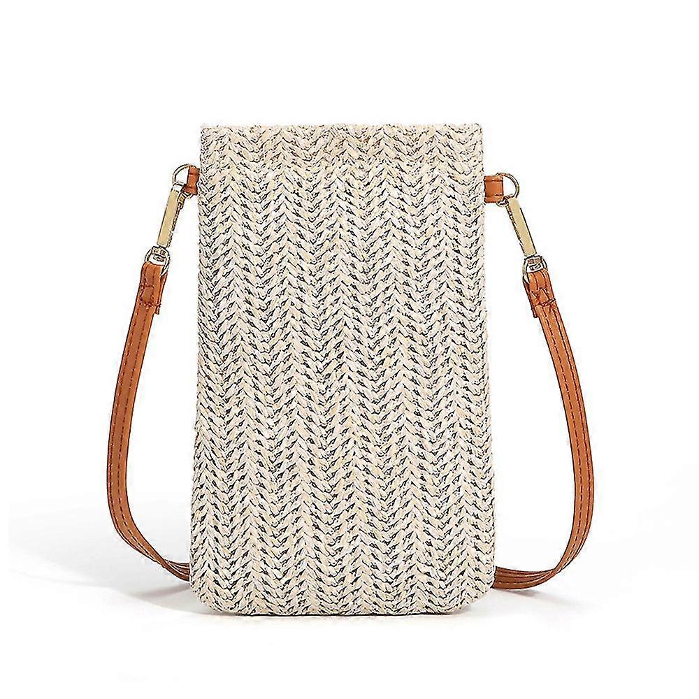 Straw Cross Body Bag, Beach Bag