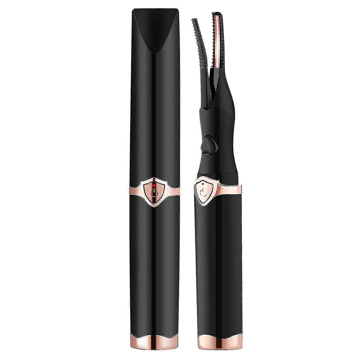 Heated Eyelash Curler,2 In 1 Clip-type Eyelash Curler With Built-in Comb