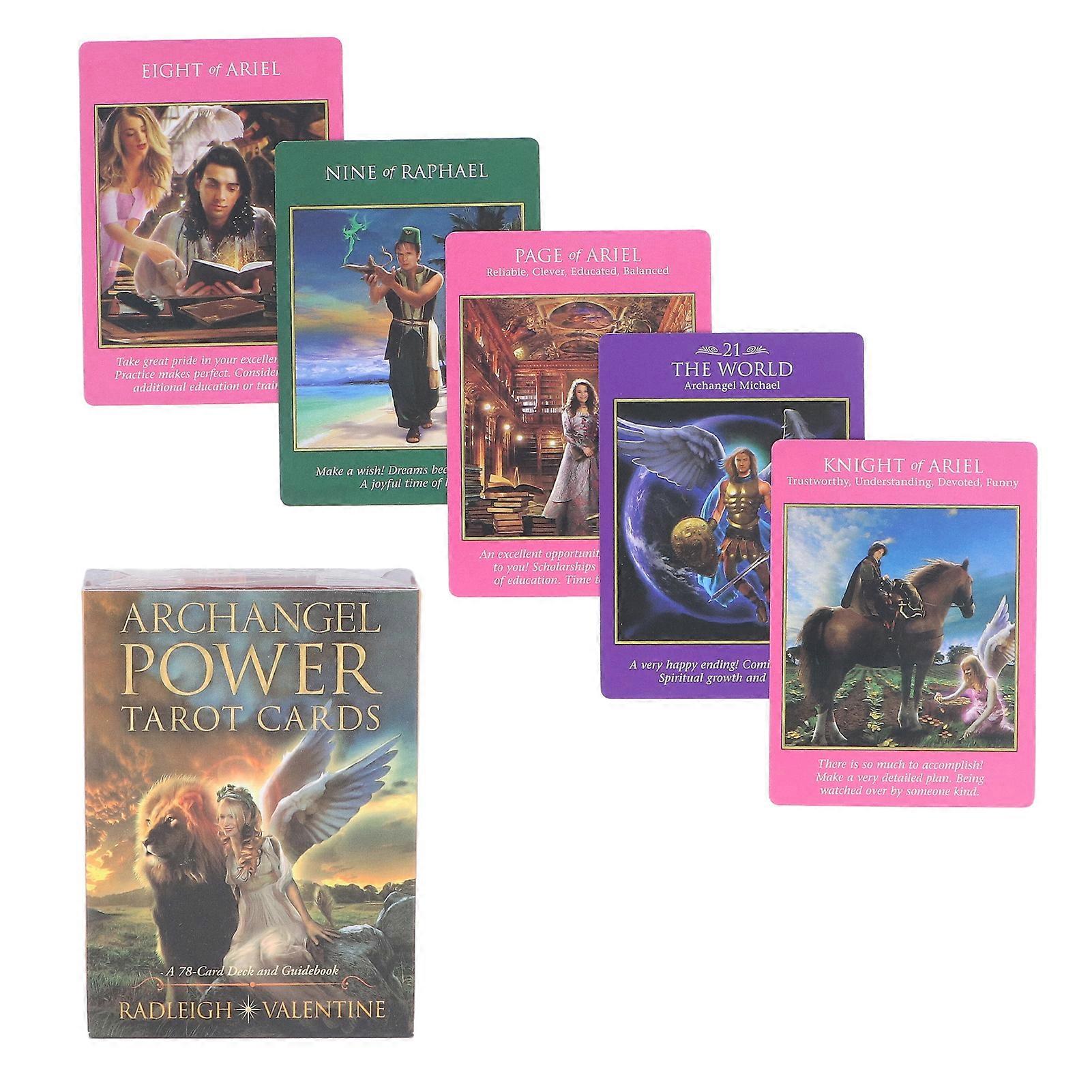 Divination Card English Edition Future Telling Mysterious Secret World Tarot Cards for Game Gift