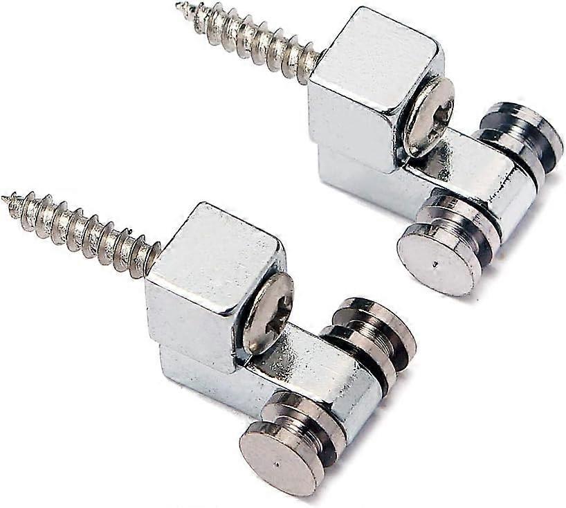 1 Pair Roller String Trees Retainers,String Guides With Screws Replacement,Chrome