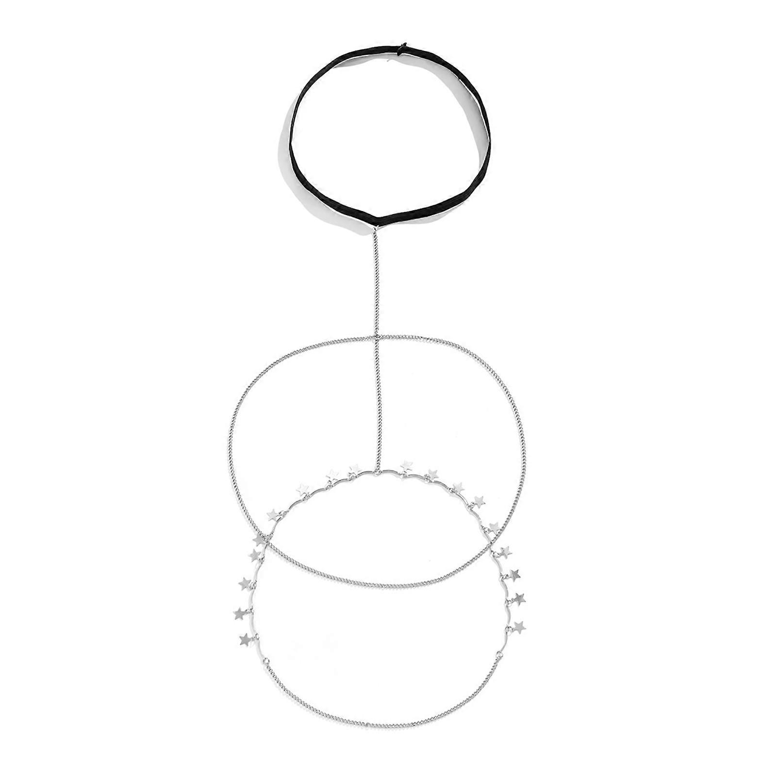 Leg Chain Multi Layers Bohemian Style Exquisite Alloy Lady Body Jewelry for Parties