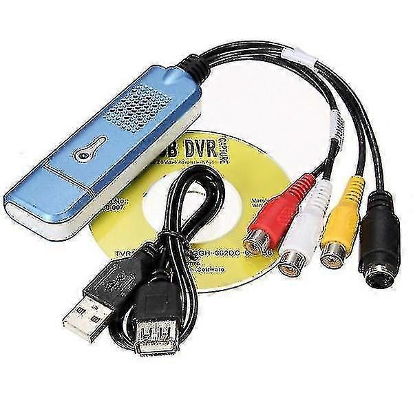 Single-channel Usb Surveillance Video Capture Card Usb2.0 Capture Card Hd Av Signal Capture Collector