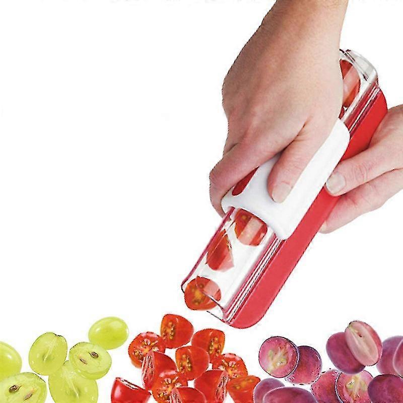 Tomato Slicer Grape Slicer Fruit Vegetable Salad Slicer Cherry Slicer Fruit Cutter Grape Meat Half Cutting Kitchen Accessories