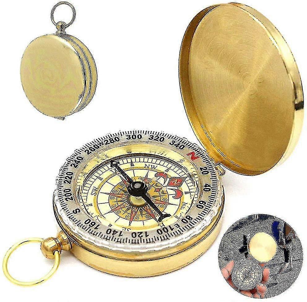 Compass, Portable Compass, Pocket Compass, Outdoor Compass With Illuminated Numbers