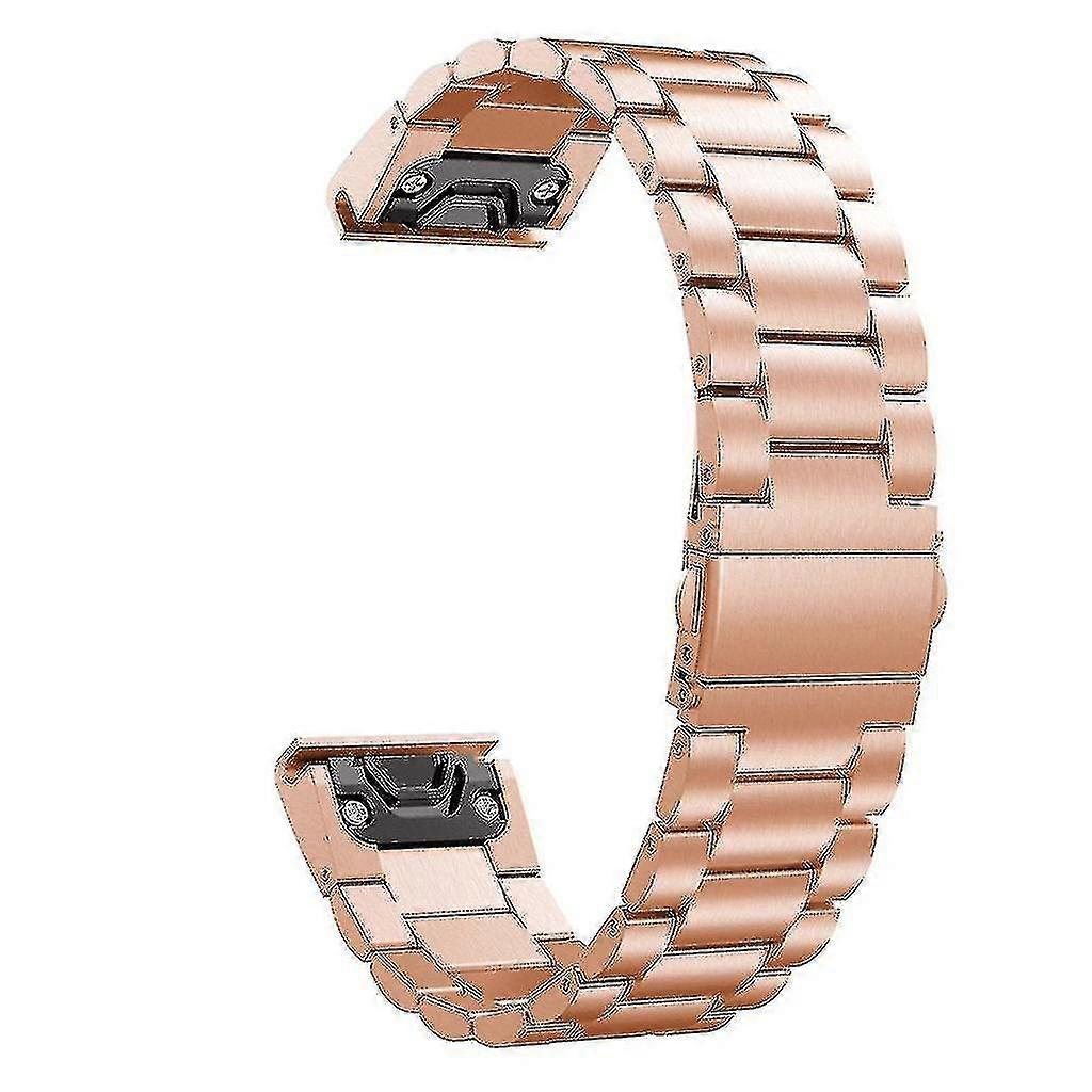 سوار من الفولاذ المقاوم للصدأ حزام شريط بديل سريع ل Garmin Fenix 6s Proa (22 مم)