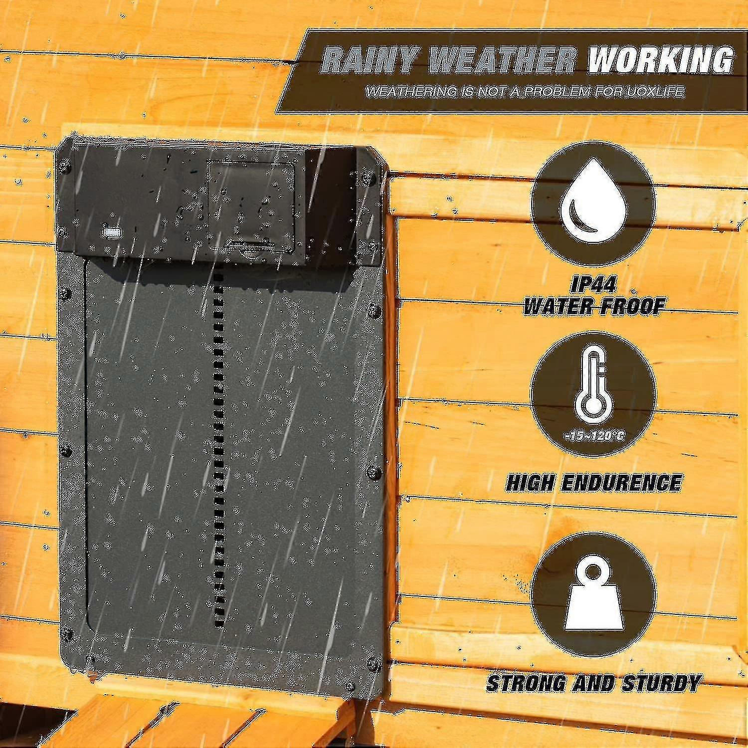 Nouveau automatique Chicken Coop Porte Porte Lumière Détection Chicken Coop Porte Multi-modes Automatique