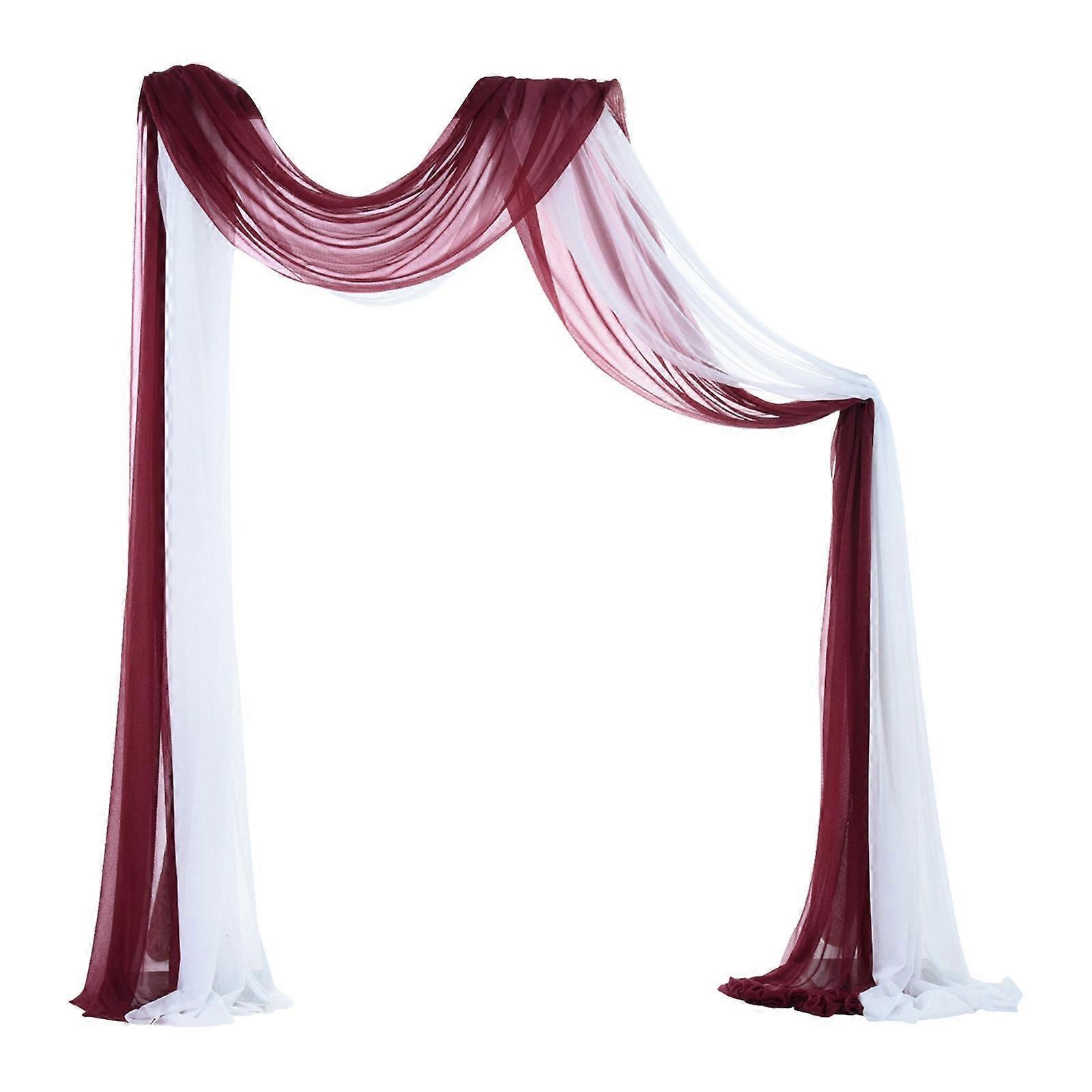 結婚式のアーチドレープパーティーの背景幕カーテンパネル70x550cmステージの装飾用