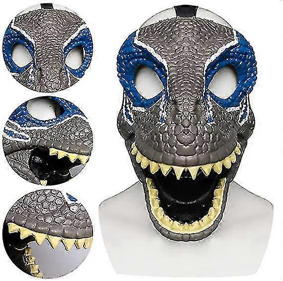 Halloween Party Cosplay Mask Simulation Jurassic Tyrannosaurus Rex Dinosaur Mask Headgear Latex Material