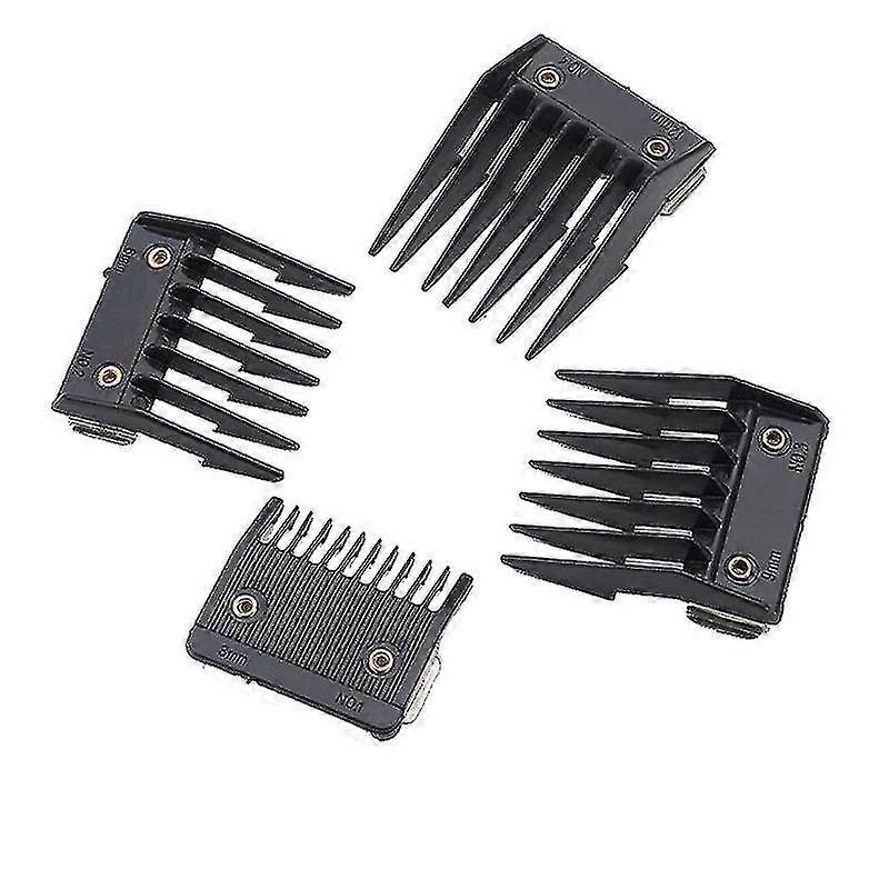 Metal Backed Cutting Guide For Wahl With 4 Attachment Comb Set (3mm, 6mm, 9mm, 12mm)