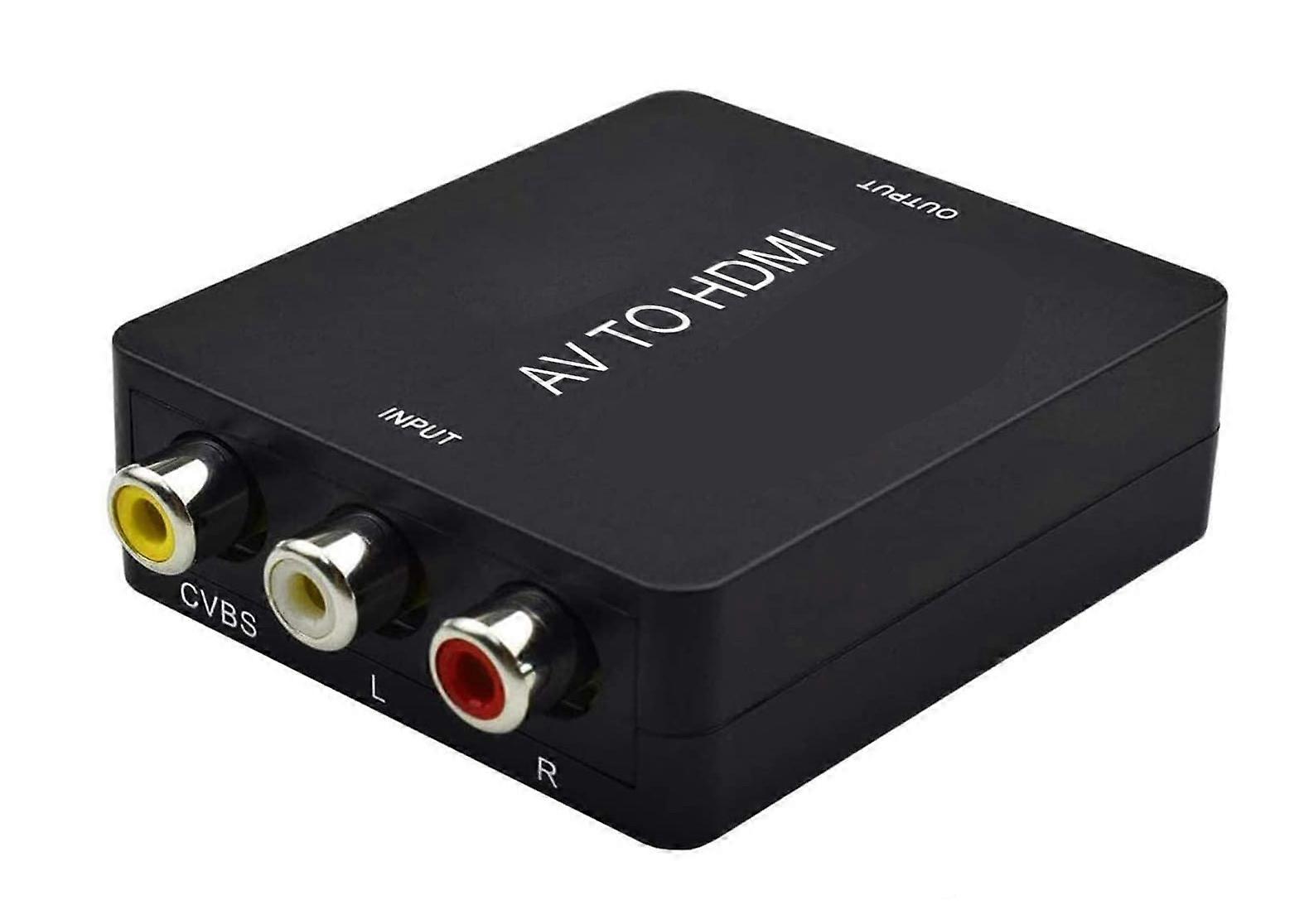 RCA-HDMI-sovitin TV / PC / PS3 / Blu-Ray DVD: lle