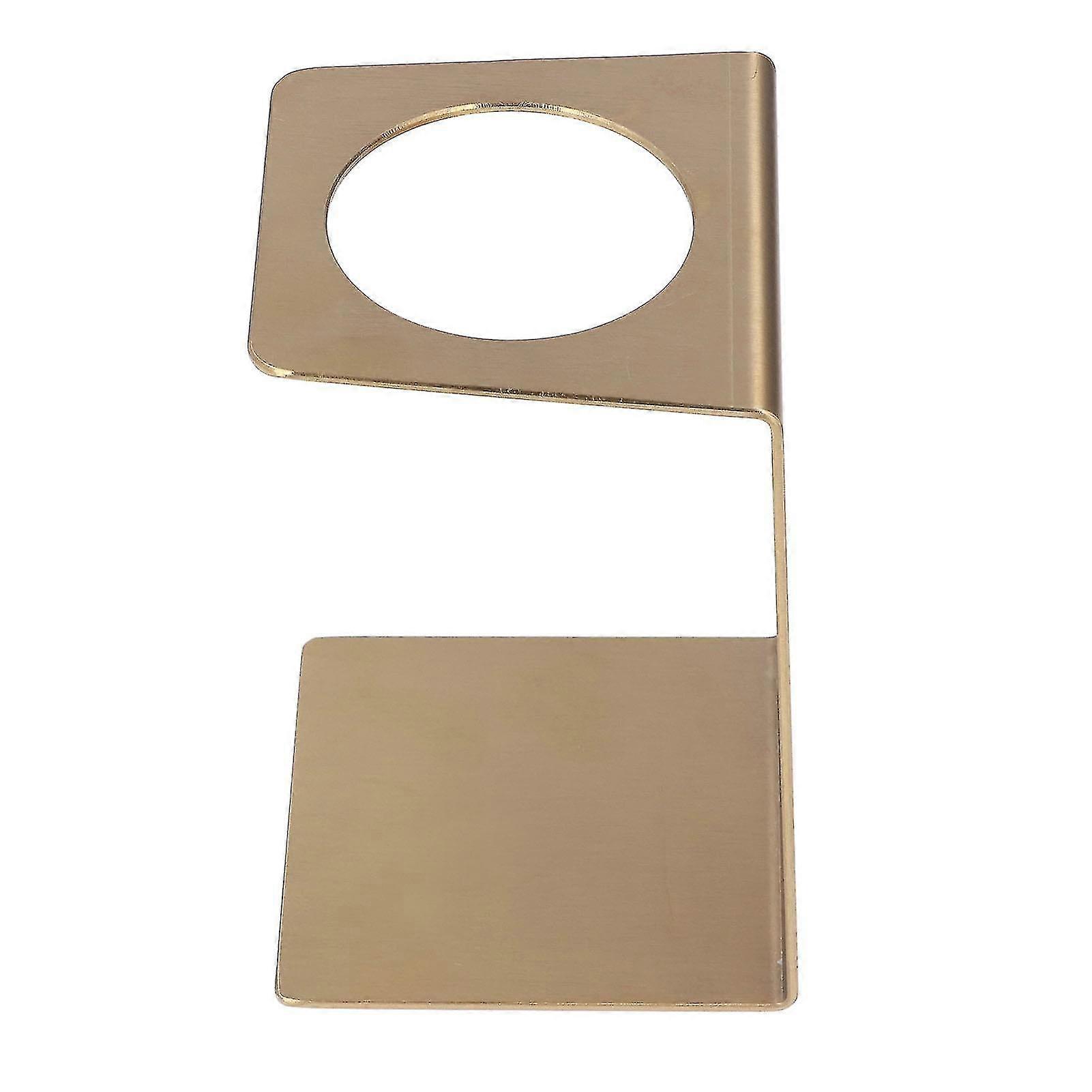 Durable Gold Metal Reusable Drip Coffee Stand - Small Size for Cafe and Household