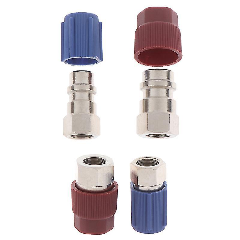 R-12 To R-134a Retrofit Conversion Adapter Fitting 1/4 Sae Valves Kits8700521929904