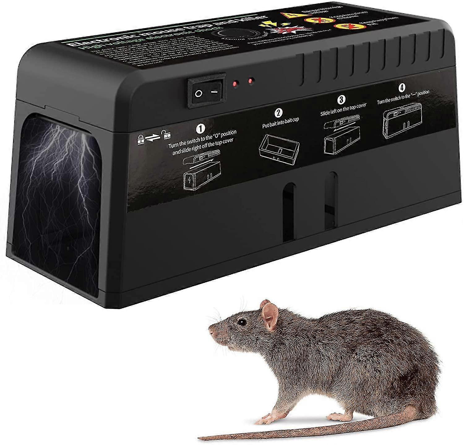 Mouse Trap - Electric Rodent Killer - Safe Cleaning