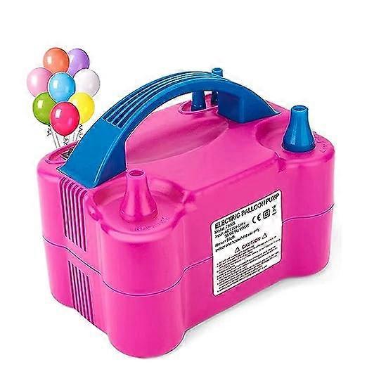 電動バルーンポンプ、バルーンアーチ、バルーンガーランド、パーティーデコレーション、子供の誕生日、ベビーシャワー、PA用のデュアルノズルポータブルバルーンエアポンプ