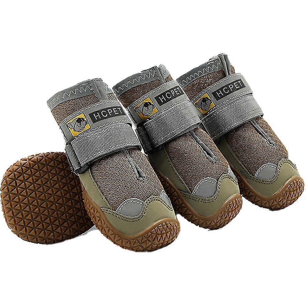 Breathable For All Weather, Anti-slip Puppy Shoes Paw Protector With Reflective Strips