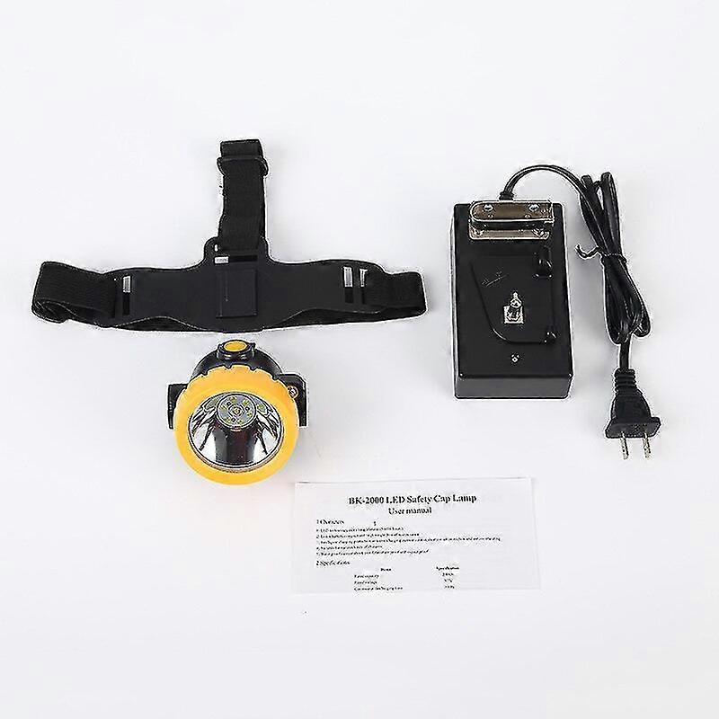 Bk2000 3500lx Led Battery Miner Mining Cap Lamp Headlight Mine Headlamp With Charger For Fishing Hunting