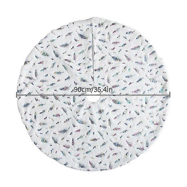 Tree Skirt 90cm Tree Foot Carpet Tree Skirt Mat Under The Tree Rats For Home F
