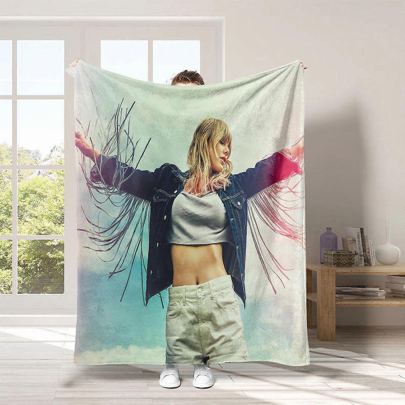 Novinka Taylor Swift TaylorSwift deka Taylor Swift obklopujúca hrubá flanelová deka na zdriemnutie MT17