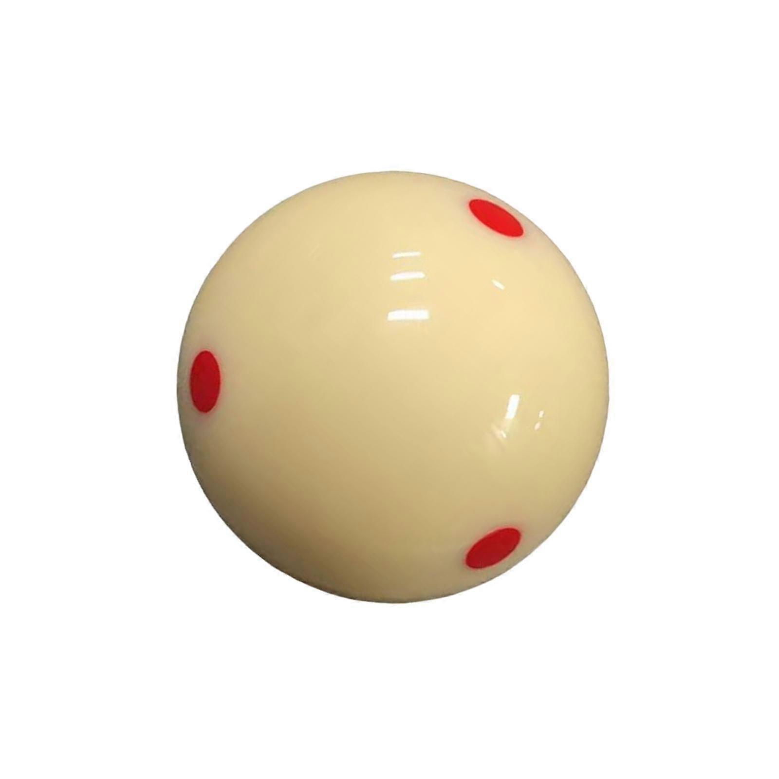 Billiard Cue Ball with 6 Dots Portable for Games Leisure Exercise Practicing