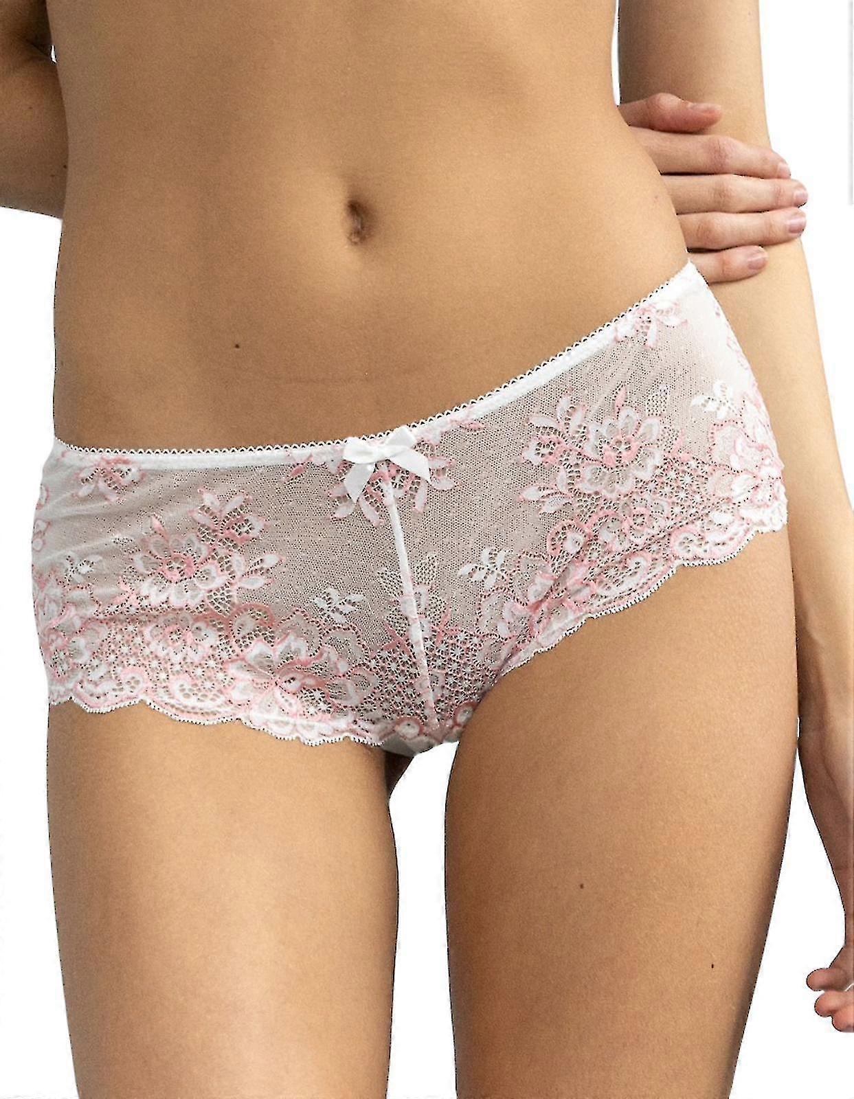 672007-D Women'S Indian Rose Lace Brief