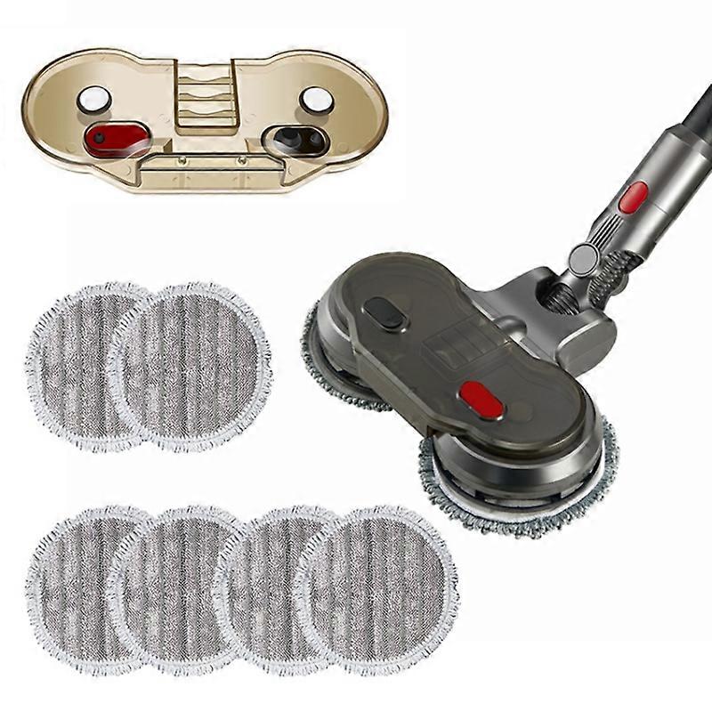 Convient pour Dyson V6 / V7 / V8 / V10 / V11 Tête de nettoyage de vadrouille électrique d’aspirateur avec vadrouille de réservoir d’eau