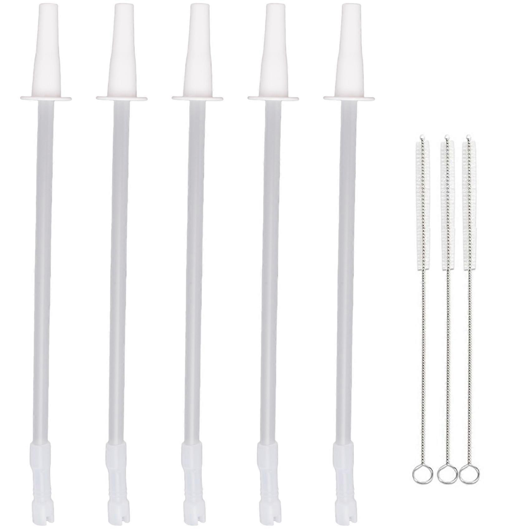 Compatible Gallon Bottle,Reusable Adjustable Straws for 128Oz 64Oz Gallon Jug, 1/Half Gallon Water