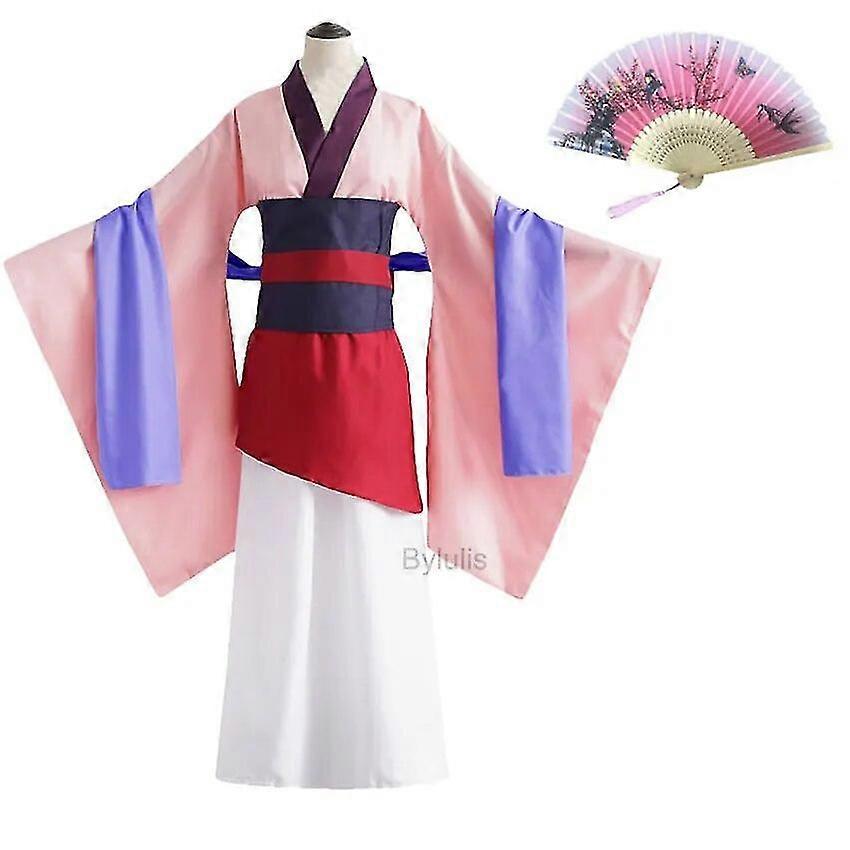 Adulto Hua Mulan Disfraz Joven Mulan Disfraz Vestido Mujer Mushu