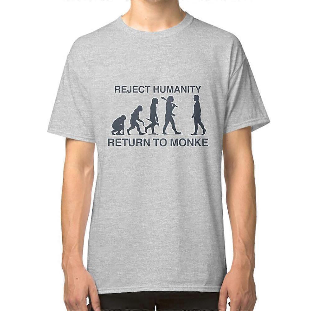 REJECT HUMANITY RETURN TO MONKE T-shirt