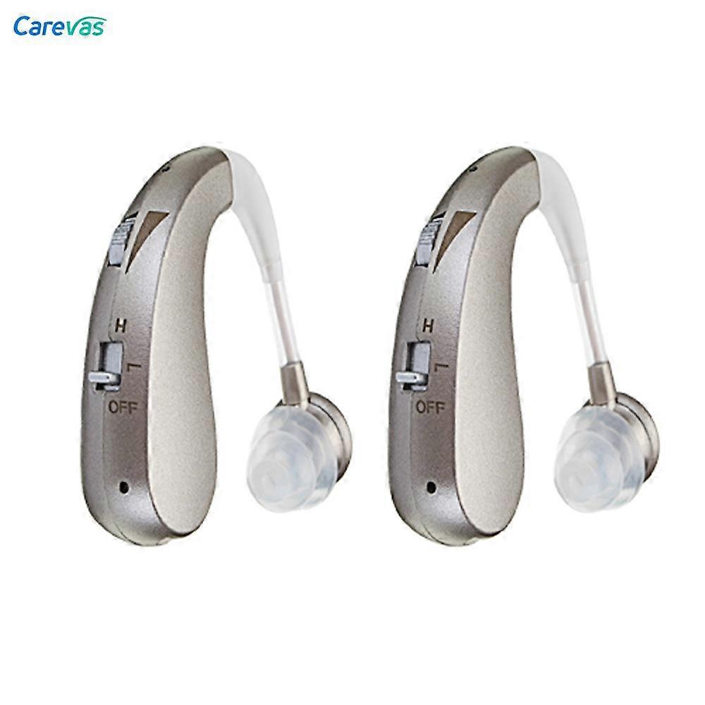 Sound amplifier ear hearing aid Rechargeable Hearing Device Ear Back Type Digital Ear Amplifier with Rechargeable Carrying Bag