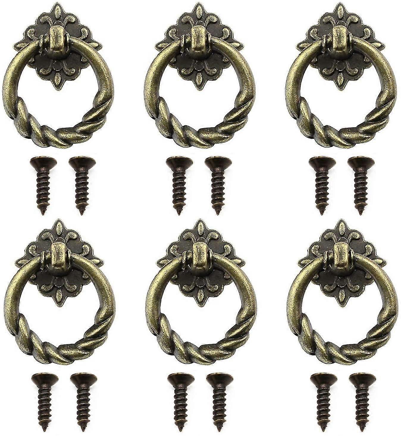 6-piece Retro Drawer Handle