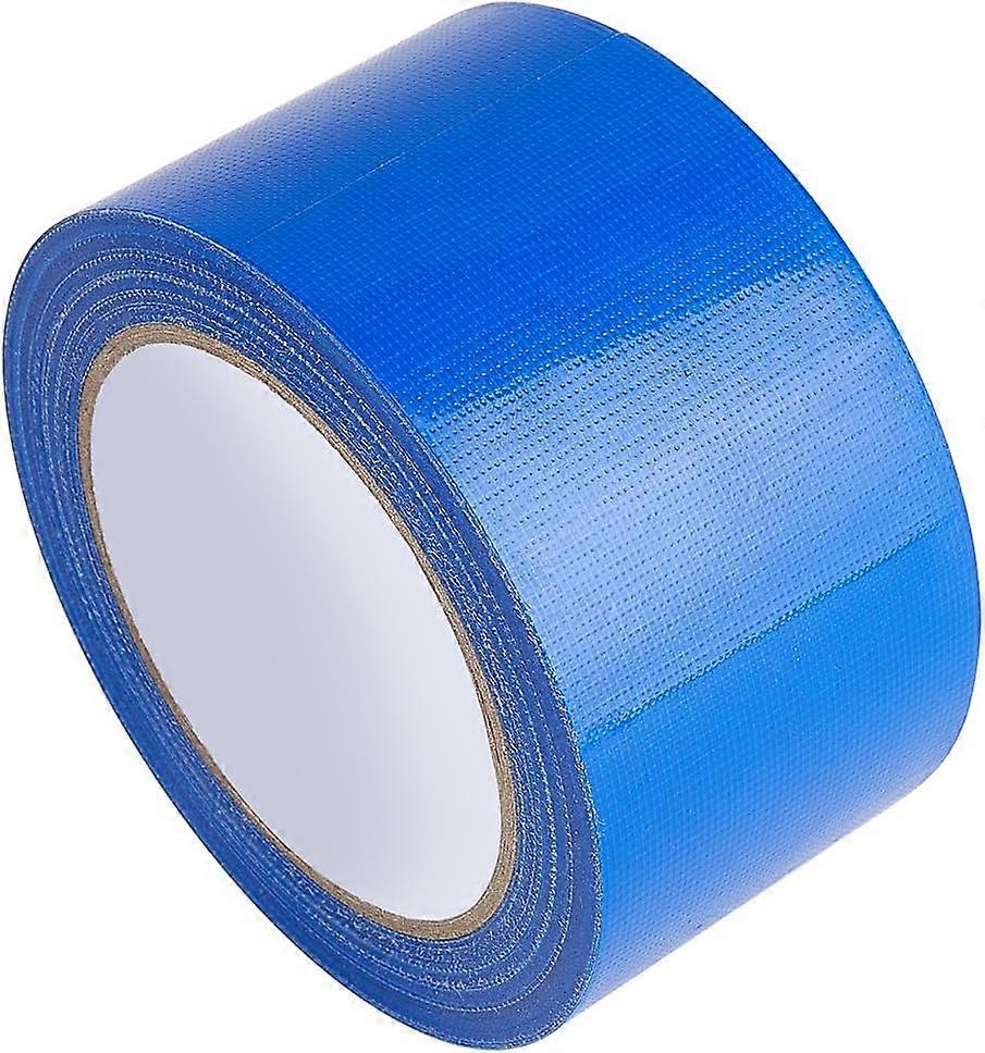 Adhesive Patch Tape Floor Marking Tape for Fixing Carpet Clothing Patches Blue 62.5x0.2mm 20m/roll
