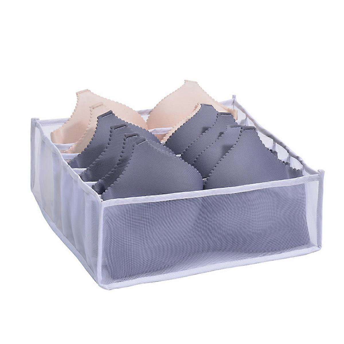 Bra Drawer Organizers Foldable Drawer Dividers Washable Wardrobe Organiser for Underwear