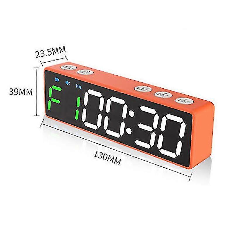 Yh-portable Gym R Interval R Out Fitness C Countdown/up/stopwatch Usb Rechargable Fitness R