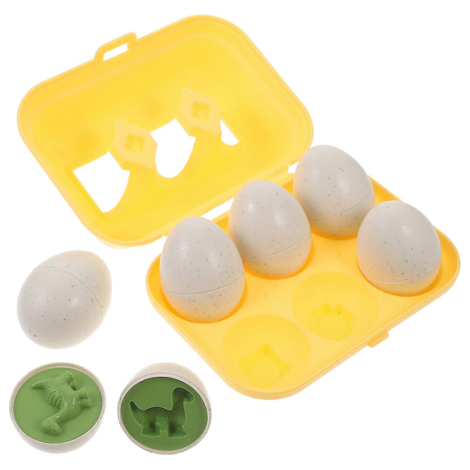 6pcs Matching Eggs Toy Learning Eggs Toy Recognition Matching Eggs Toys