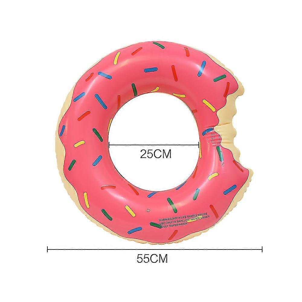 Şişme Donut Yüzme Halkası Dev Havuz Şamandıra Oyuncak Çember Plaj Deniz Partisi Şişme Yatak Su Yetişkin Çocuk