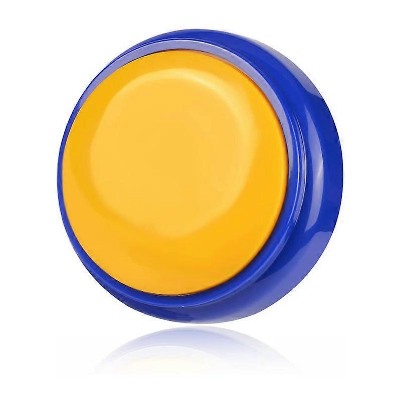 30 Seconds Recordable Talking Button Voice Custom Playback Recording Sound Buttons for Dogs Kids Toy Gift Answer Buzzers Parent-Child Interactive Part
