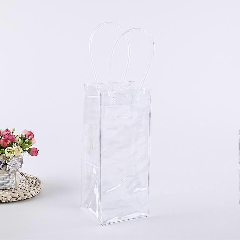 2 Pieces Ice Bag Wine Cooler Cooler with Handle for Pubs and Restaurants, Home, etc