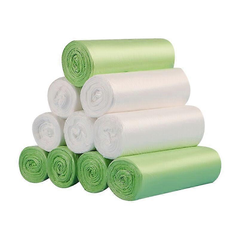 200 Biodegradable Trash Bags, 10L Compostable for Kitchen and Office Use