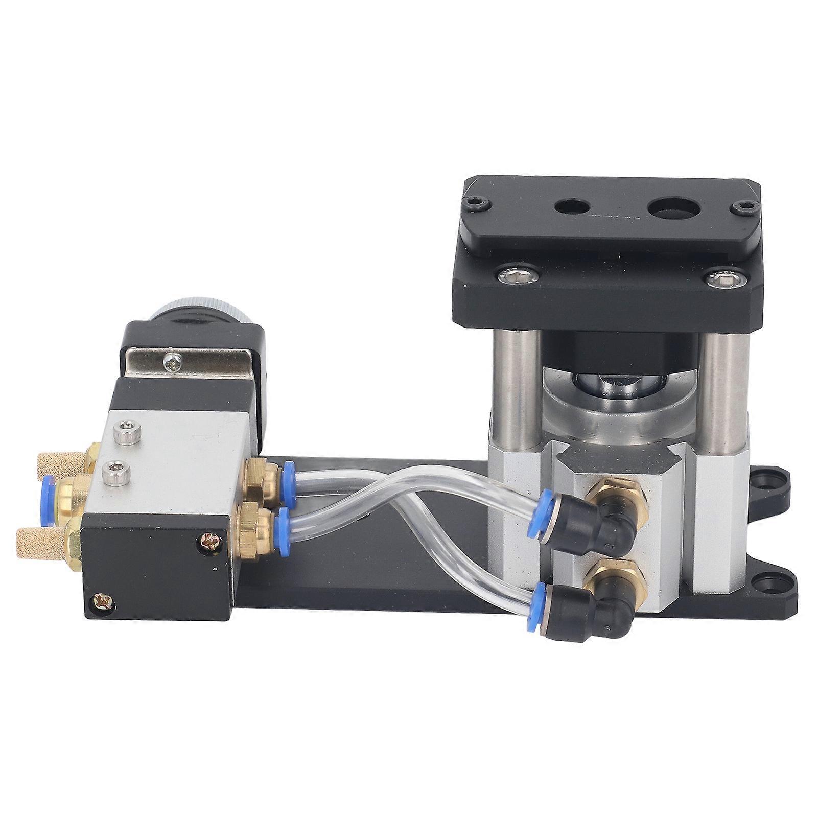 2 Hole Punch Pneumatic Edge Banding Puncher 8mm 12mm Aperture Aluminum Alloy Air Punching Tool 0.4‑0.6MPa